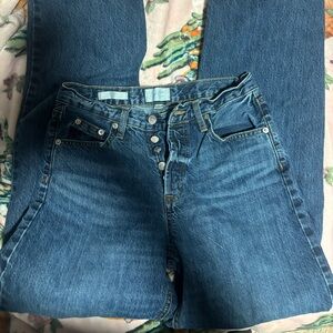 Universal thread mid rise baggy jeans